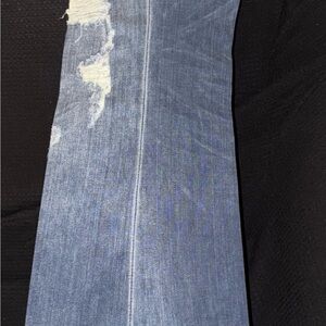 Ed Hardy Blue Denim with Colorful Print